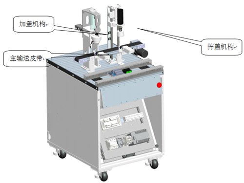 核实工业机器人罐装生产流水线实训系统